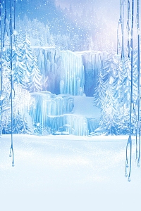 时尚创意冰雪嘉年华PSD分层