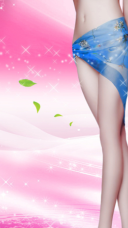粉色简约健身美体手机端H5背景素材