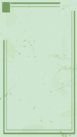 浅绿色简约清新茉莉花鲜花店H5素材