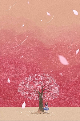 小清新治愈系手绘插画