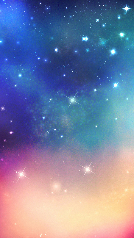 彩色星空h5背景