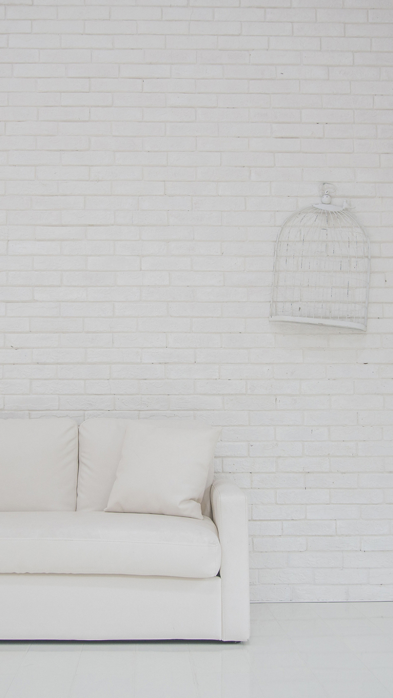 白色简约家居h5背景素材