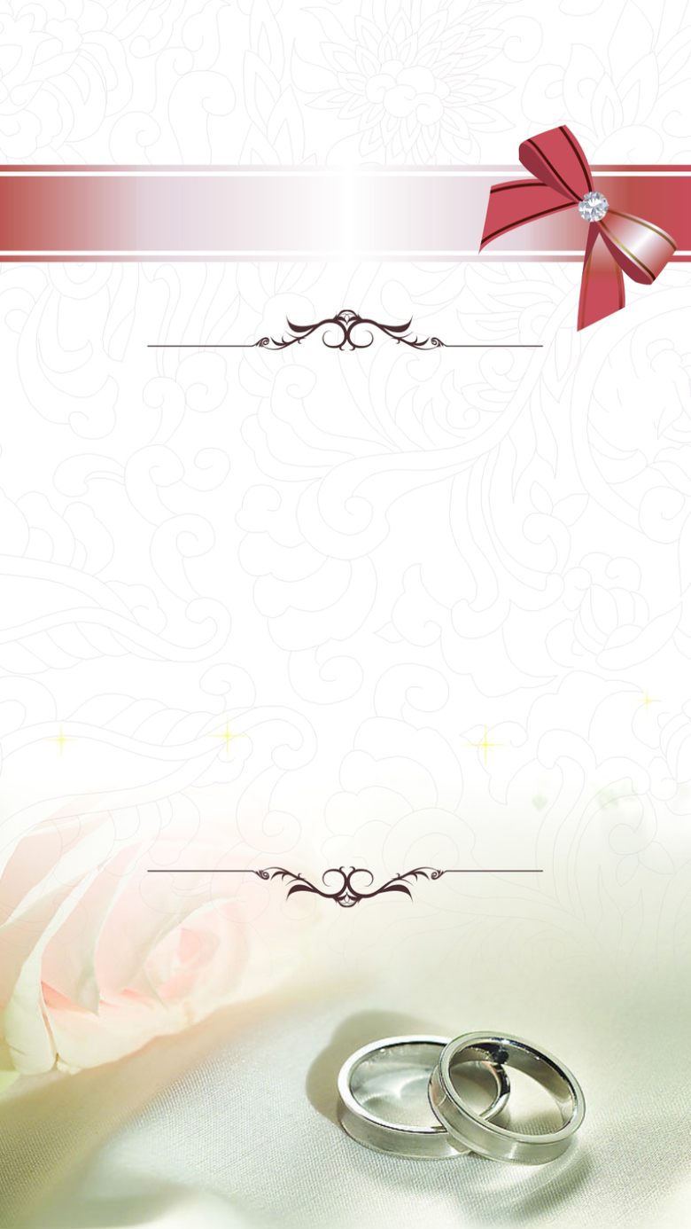 婚礼背景矢量h5背景素材