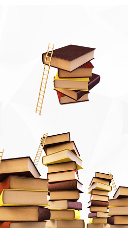 简约读书日PS源文件H5背景素材