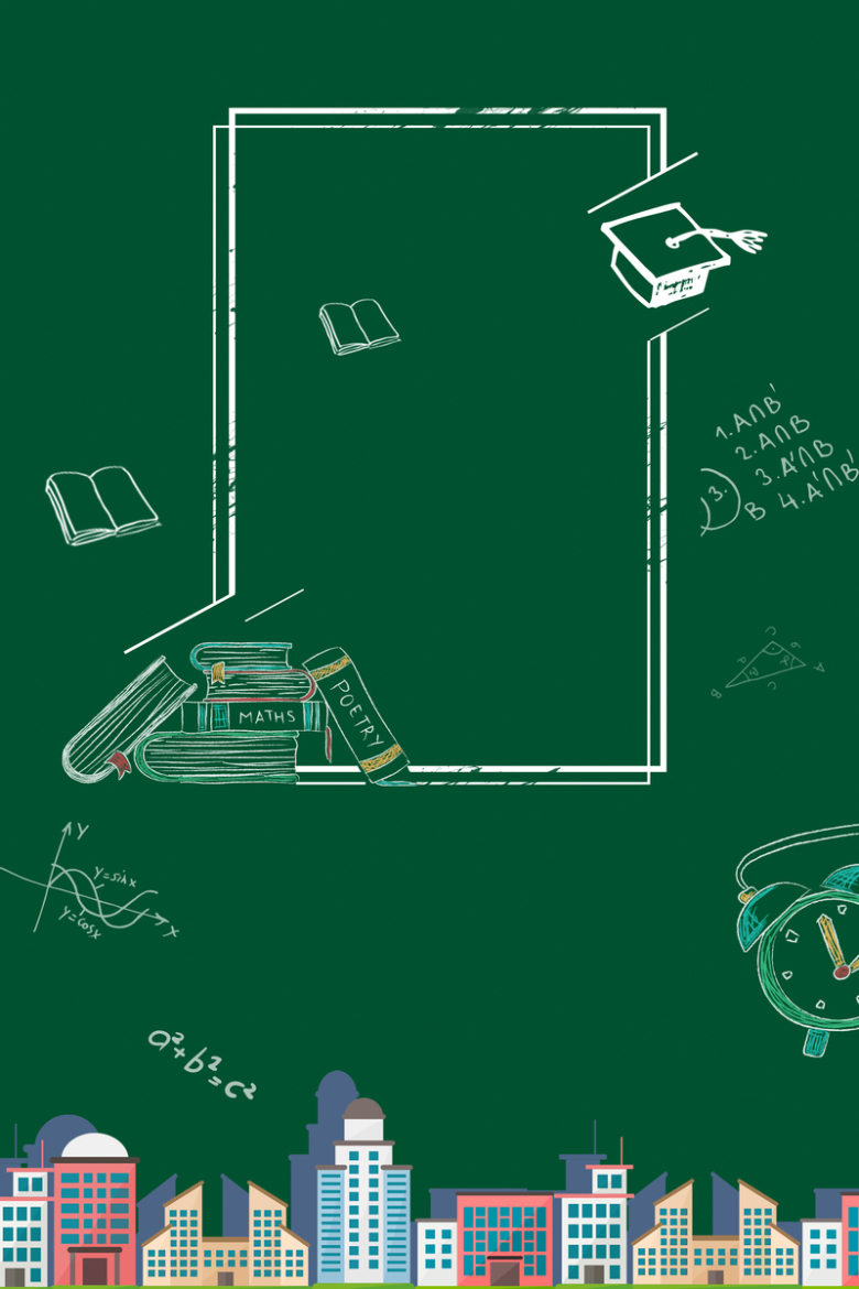 毕业季学校背景素材