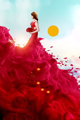 唯美婚纱婚纱摄影婚纱定制PSD素材