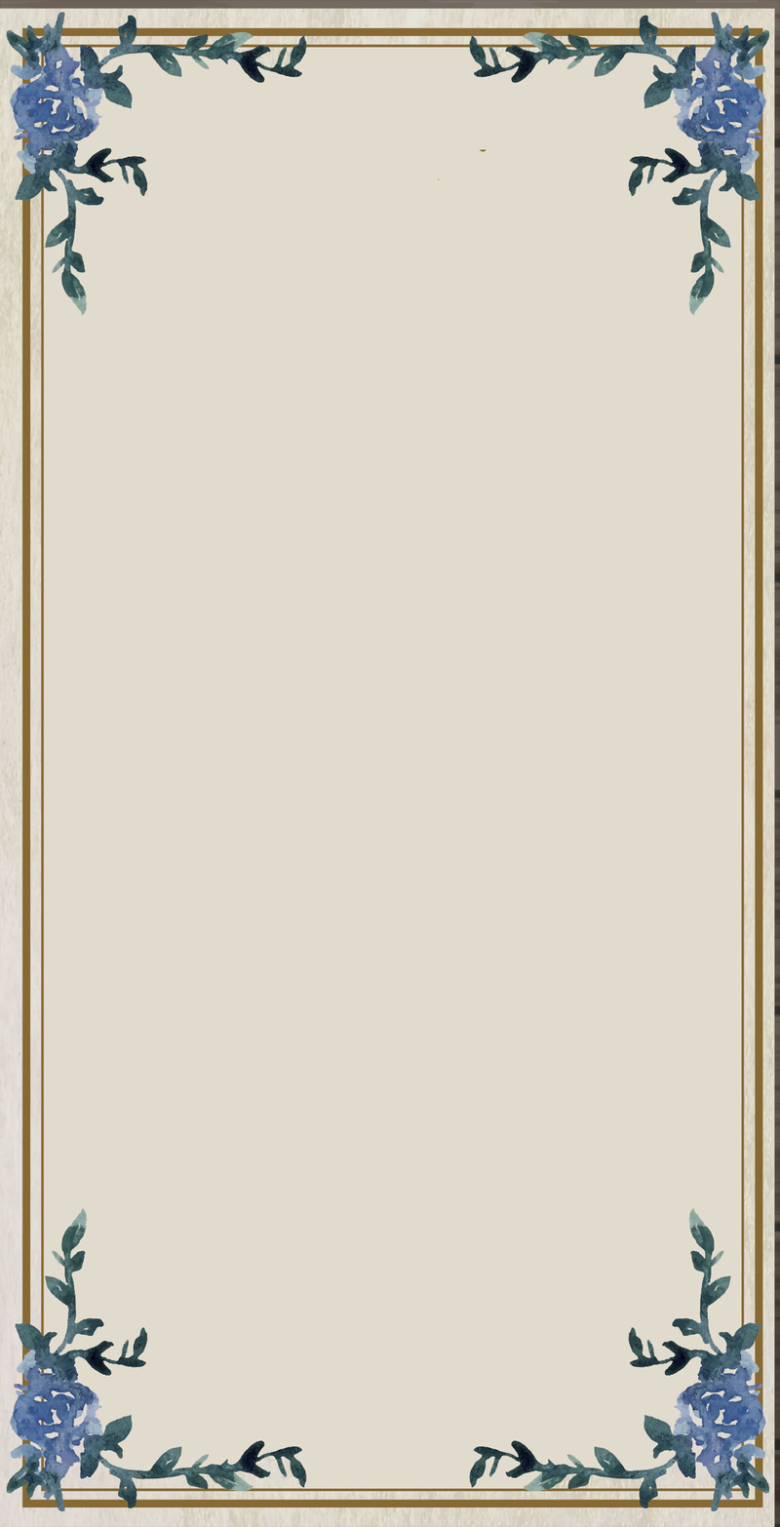 复古水彩花卉请柬传单背景