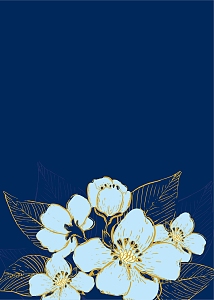 白描花朵