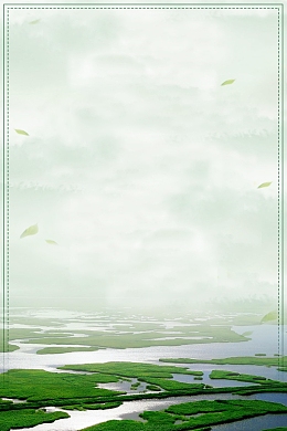 创意极简世界湿地日PSD素材