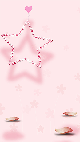 妇女节粉色梦幻促销H5海报