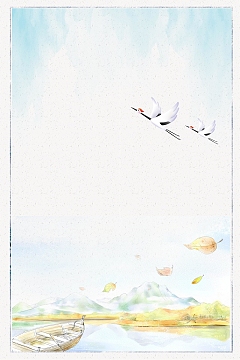 二十四节气传统寒露背景模板
