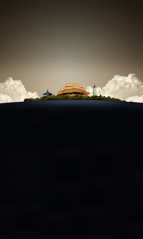 文字博物馆 海报背景素材