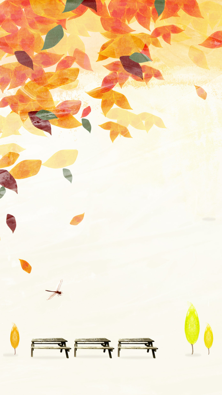 浪漫金秋h5背景