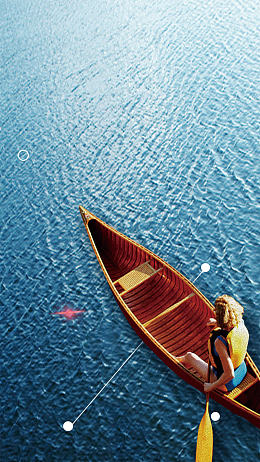 文化背景墙船大海发展H5素材