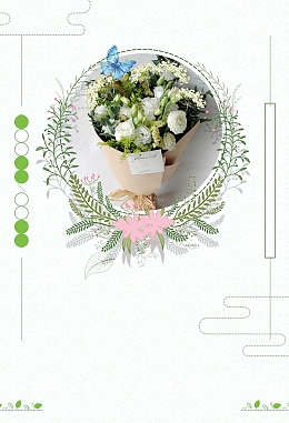 花艺白色花朵花店植物背景
