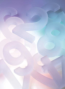 幻彩数字背景素材