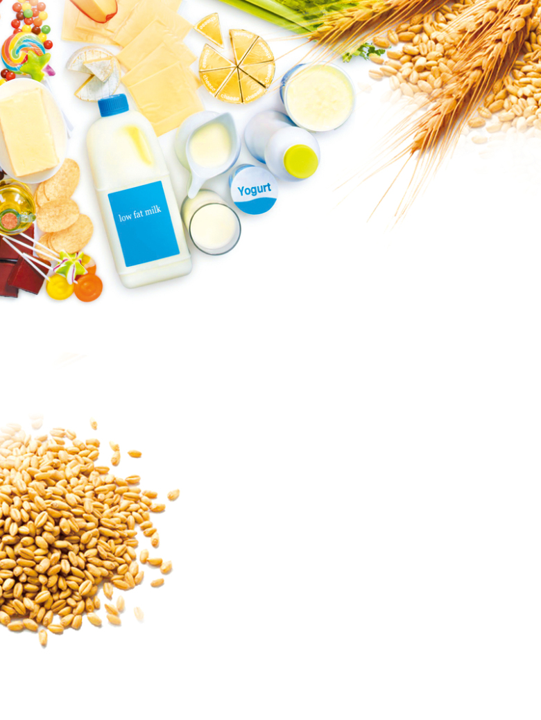 绿色健康有机营养早餐海报背景素材