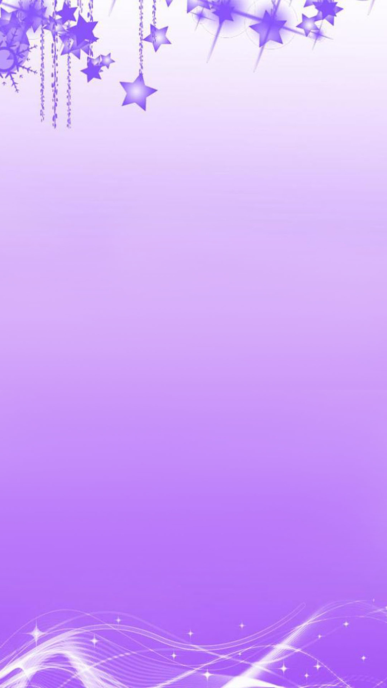 紫色星星和紫色背景H5背景