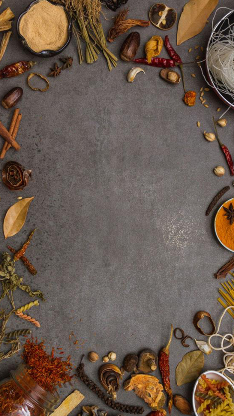 调味品配料香料h5背景
