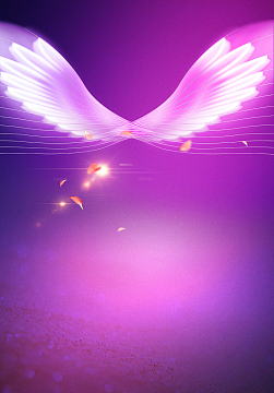 紫色整形美容海报背景