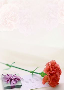 清新简约母亲节平面广告