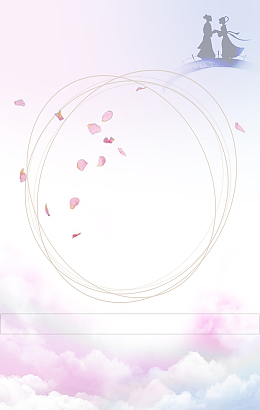 七夕爱情故事海报背景