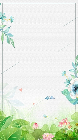 唯美春季踏青旅游海报