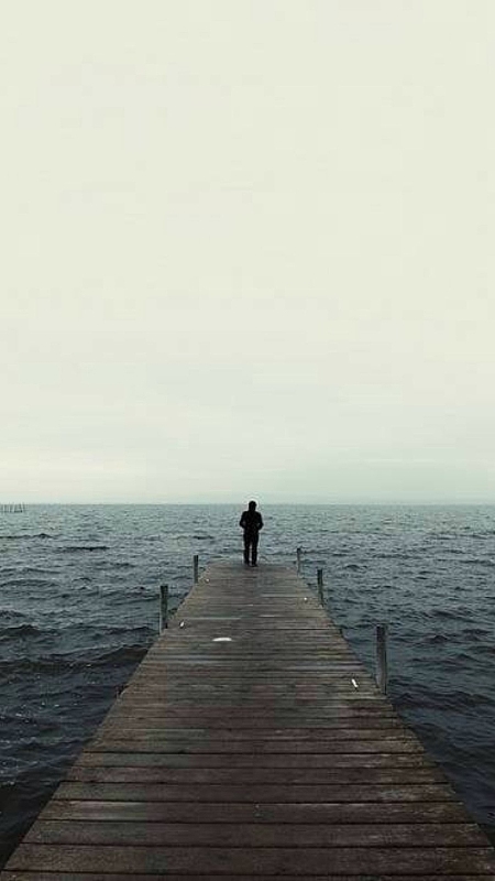 文艺大海h5背景