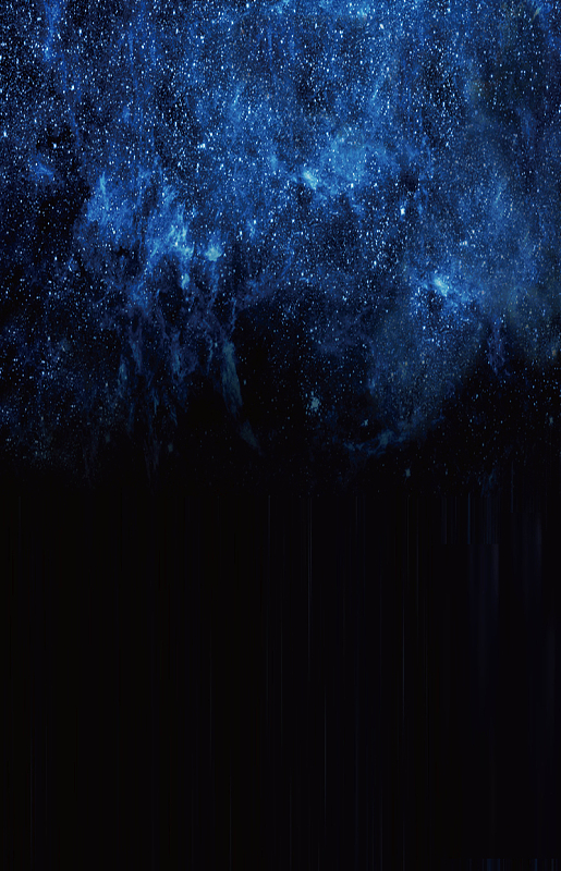 星空插画宣传海报背景