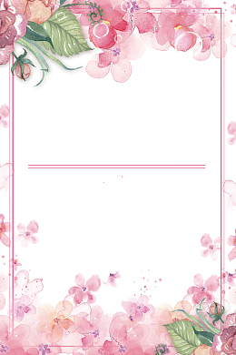鲜花宣传海报背景