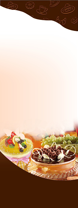 蛋糕活动展板背景素材