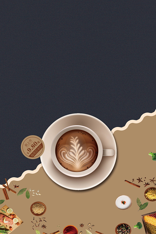 餐厅海报背景素材