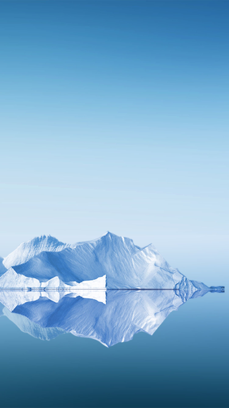 冰山倒影h5背景