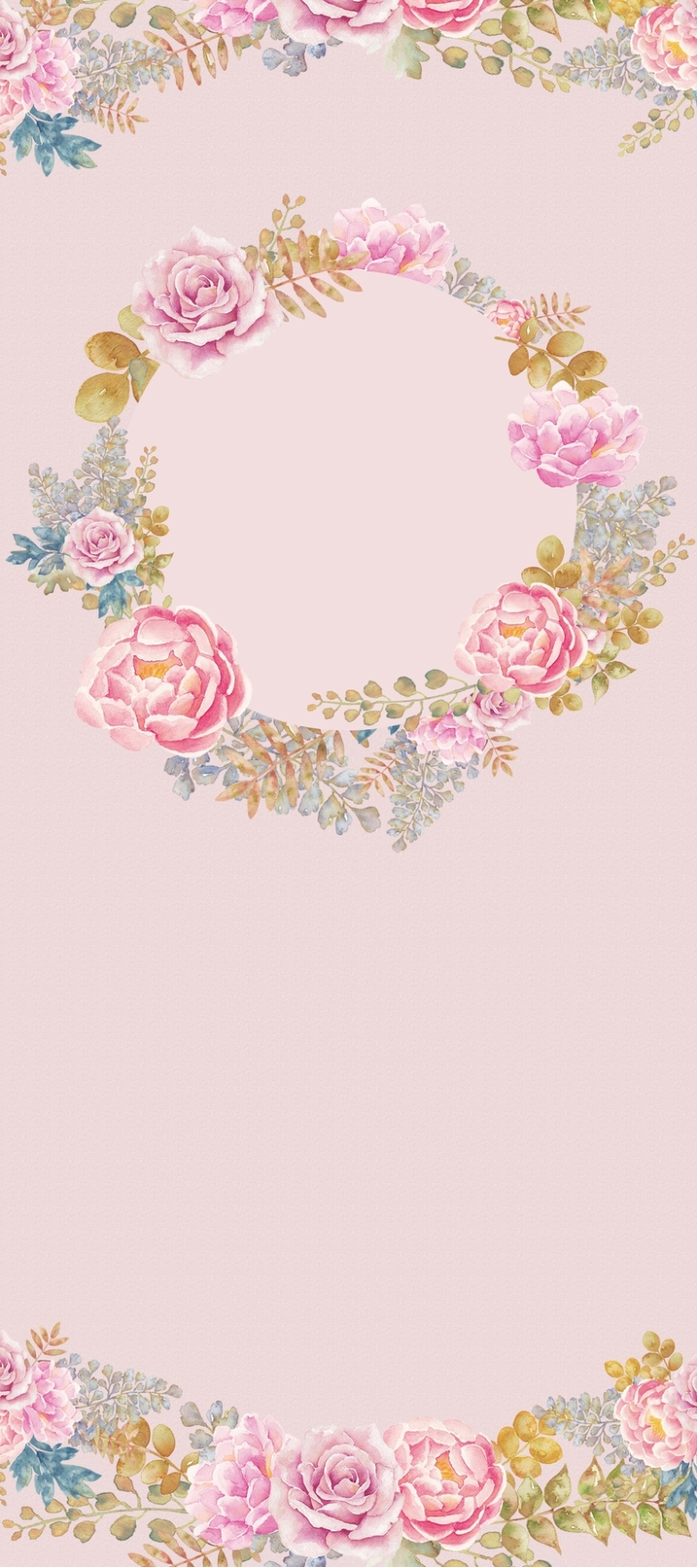 婚礼酒店迎宾x展架背景素材