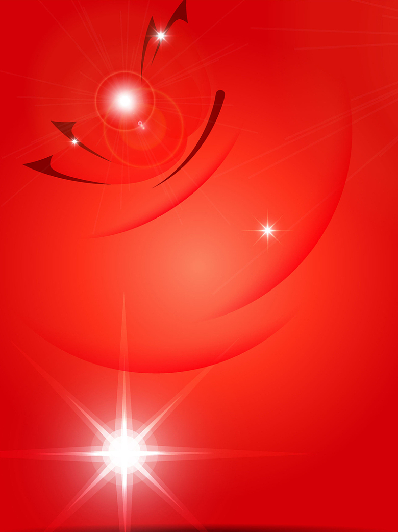 梦幻炫丽红色光点创意设计封面背景