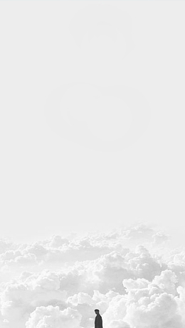 小清新天空白色云朵