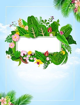清凉夏日畅享低价活动促销海报背景