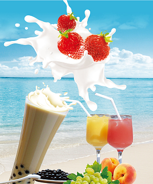 饮品海报背景素材