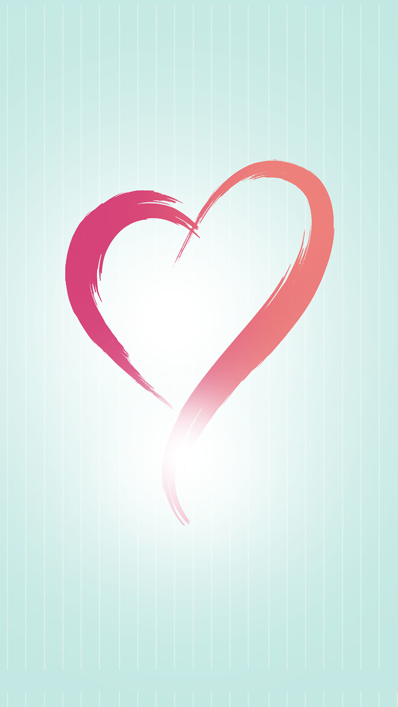 条纹爱心义卖桃心h5背景素材