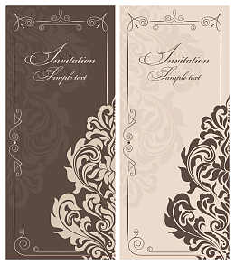 婚礼请柬背景素材