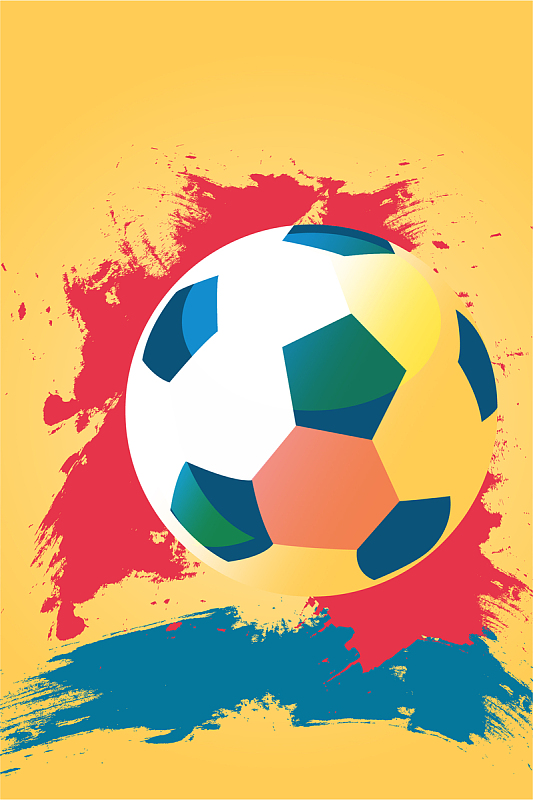 足球比赛矢量背景