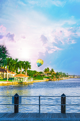 清新唯美夏日海岛旅行