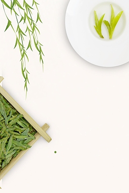 清新简约中国茶韵PSD素材