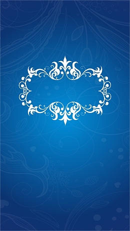 商务婚礼请柬矢量H5背景素材