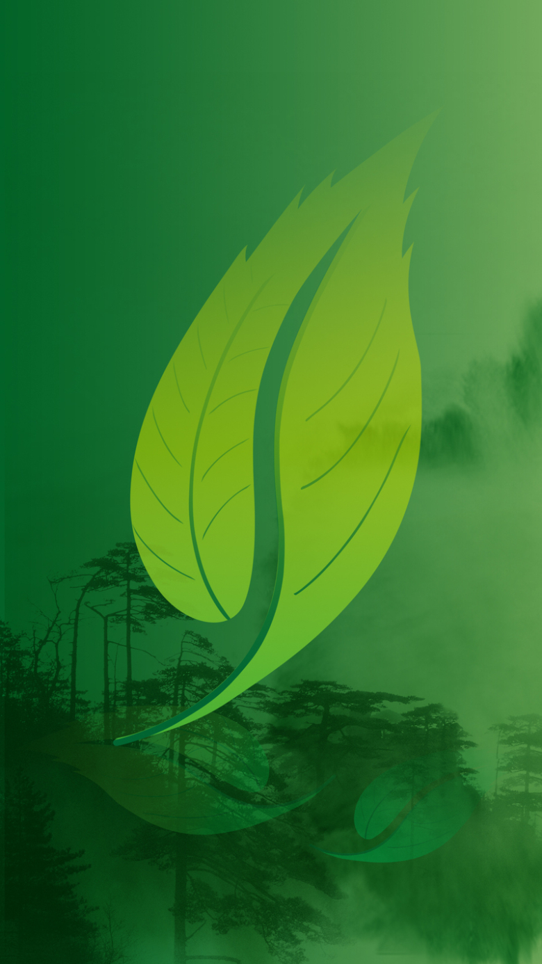 绿色茶园茶叶源文件h5背景