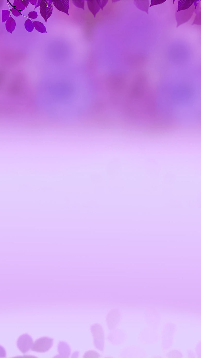 紫色树叶落叶H5背景
