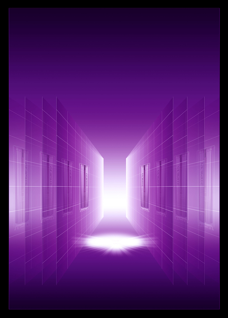紫色化妆品梦幻科技海报背景
