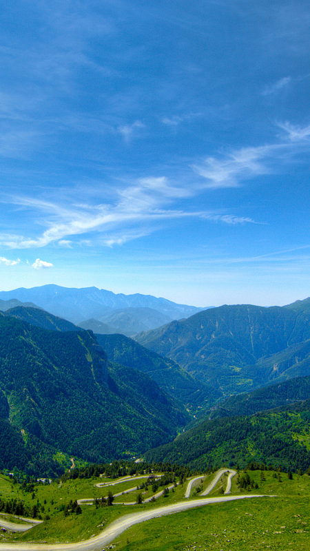 蓝色天空风景手机端h5背景