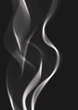 黑色背景线条动感烟雾平面广告