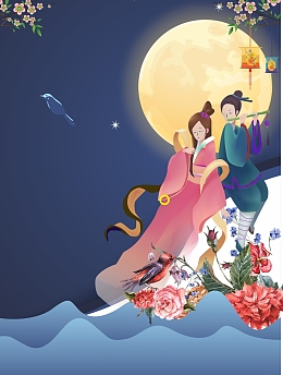 浪漫七夕约会背景